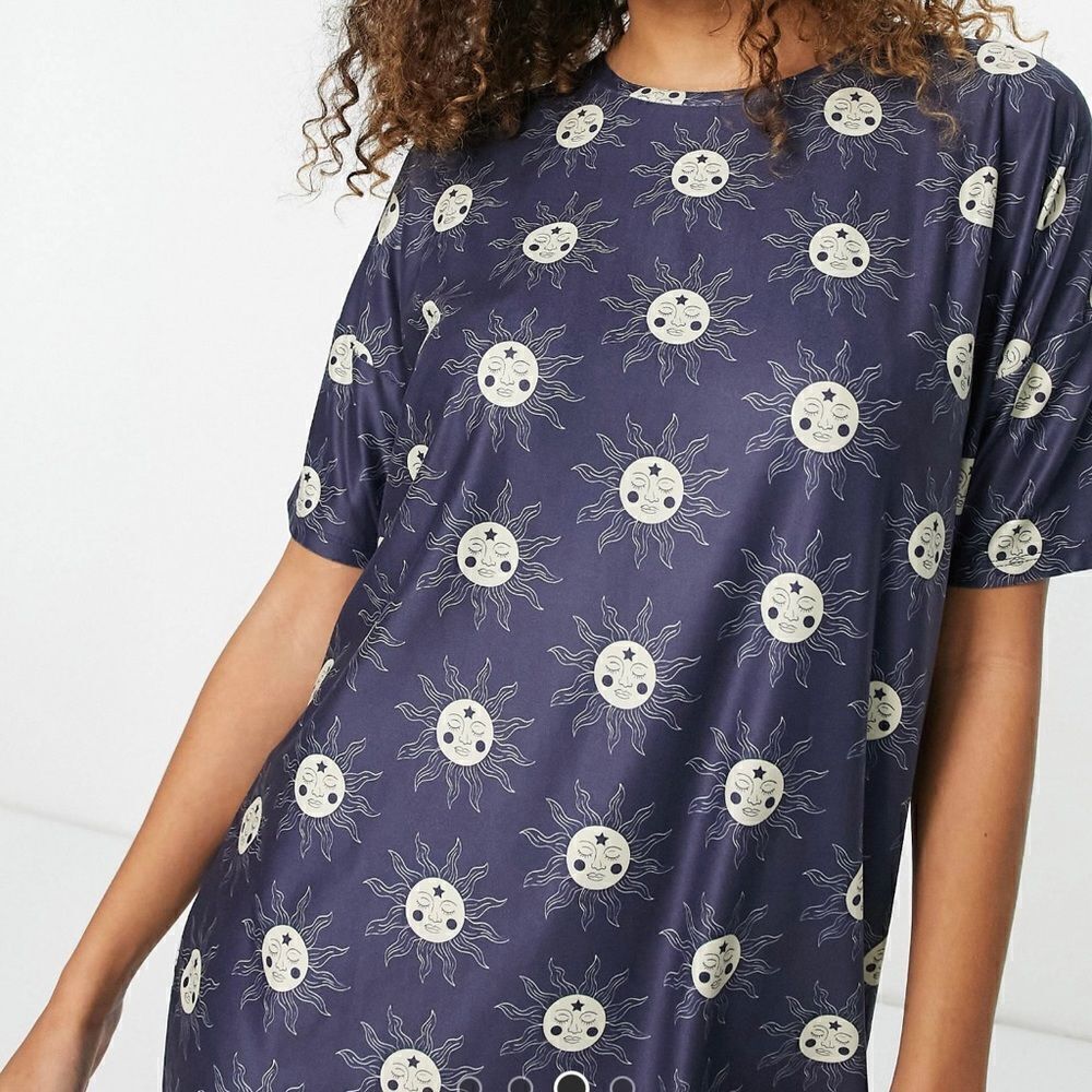 Navy Moon Print by ASOS/Urban Threads - Picture 3 of 7